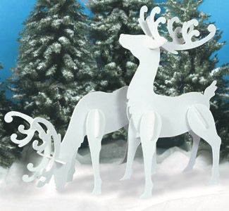 Plywood reindeer template free printable